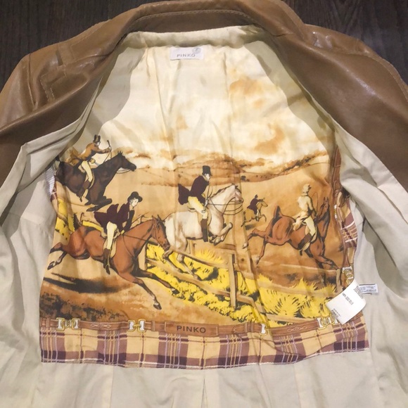 Pinko Leather Jacket (made in Italy) - Picture 5 of 11